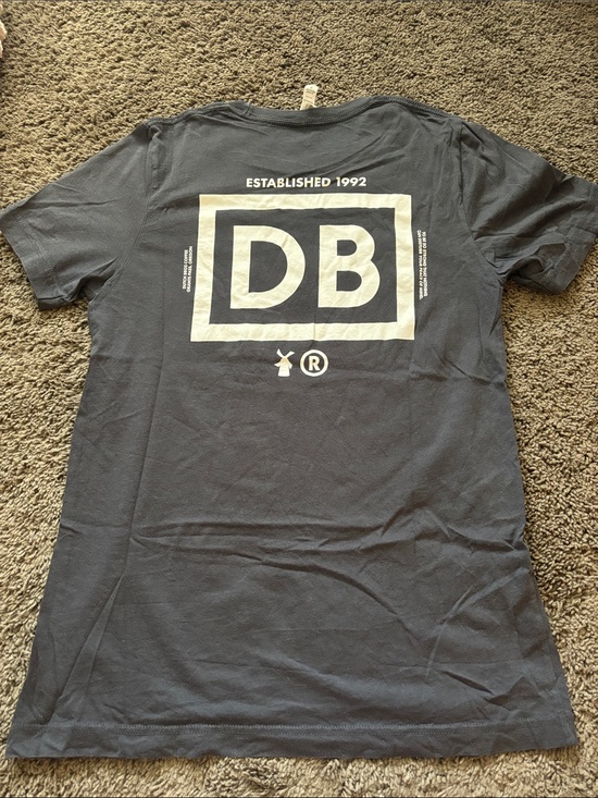 Dutch Bros Other - Dutch Bros Dark Gray Short Sleeve Tee with White DB Logo